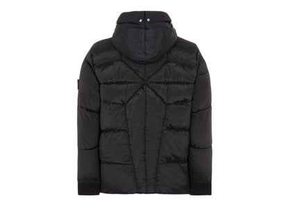 Stone Island 43619 Nylon Metal In ECONYL Regenerated Nylon Down Jacket Black