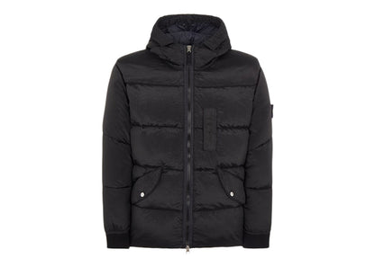 Stone Island 43619 Nylon Metal In ECONYL Regenerated Nylon Down Jacket Black