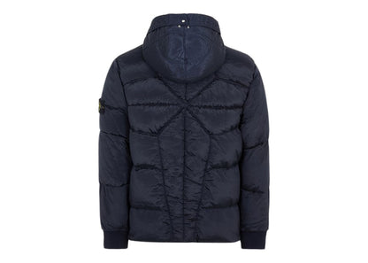 Stone Island 43619 Nylon Metal In ECONYL Regenerated Nylon Down Jacket Blue