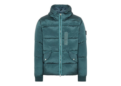 Stone Island 43619 Nylon Metal In ECONYL Regenerated Nylon Down Jacket Dark Teal Green