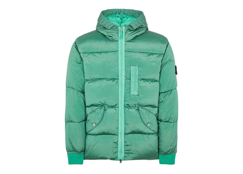 Stone Island 43619 Nylon Metal In ECONYL Regenerated Nylon Down Jacket Light Green