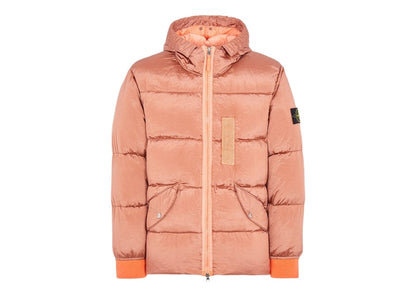 Stone Island 43619 Nylon Metal In ECONYL Regenerated Nylon Down Jacket Peach