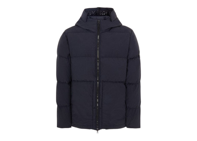 Stone Island 44132 Naslan Light Watro Down Jacket Blue
