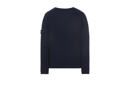 Stone Island 507D8 Knit Sweater Navy Blue