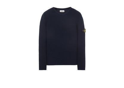 Stone Island 507D8 Knit Sweater Navy Blue