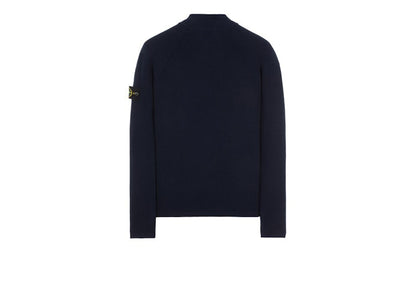 Stone Island 526D8 Knit Sweater Navy Blue