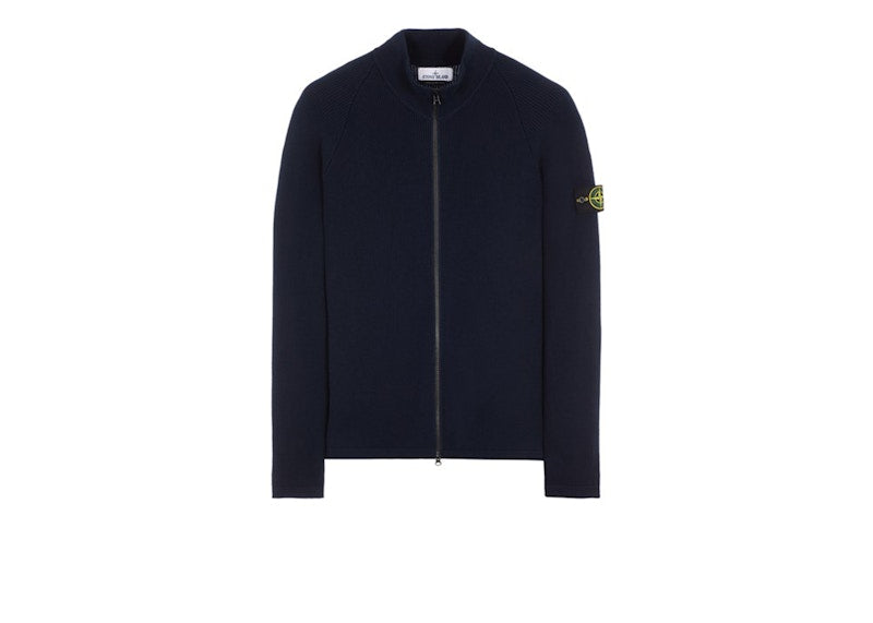 Stone Island 526D8 Knit Sweater Navy Blue