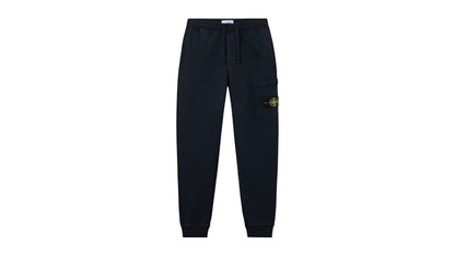 Stone Island 6200010 Organic Cotton Fleece Slim Fit Joggers Navy Blue