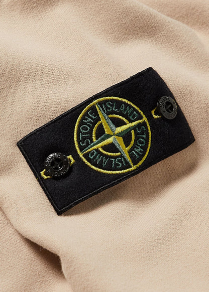 Stone Island 63020 Brushed Cotton Fleece Crewneck Antique Rose