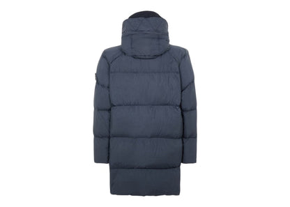 Stone Island 70123 Garment Dyed Crinkle Reps NY Down-TC Coat Blue