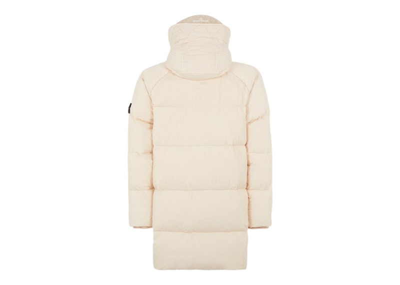 Stone Island 70123 Garment Dyed Crinkle Reps NY Down-TC Coat Pink
