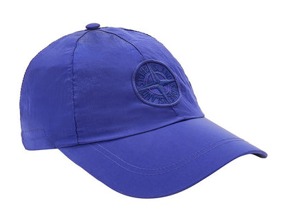 Stone Island 99576 Nylon Metal In Enconyl Regenerated Nylon Cap Bluette