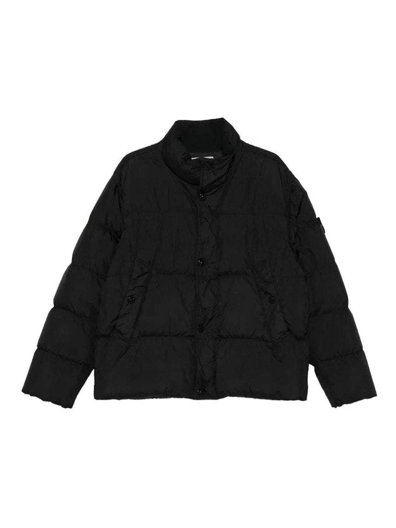 Stone Island Bomber Subtle Detail Coat Black