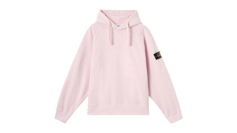 Stone Island Brushed Organic Cotton Fleece 6100023 Sweatshirt Pink