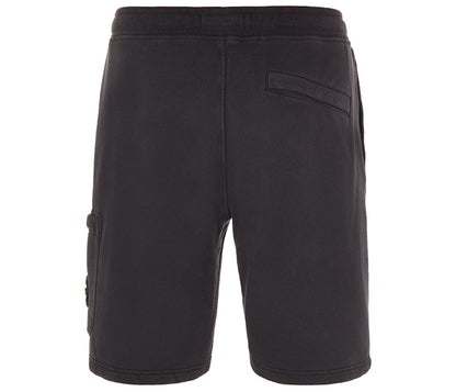 Stone Island Cargo Fleece Shorts Black