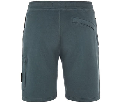Stone Island Cargo Fleece Shorts Dark Teal Green