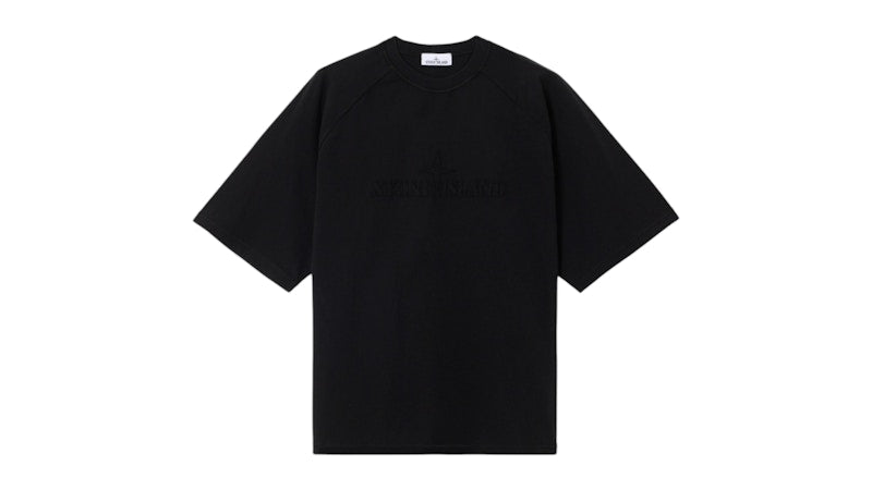 Stone Island Combed Organic Cotton Jersey 2100005 T-shirt Black