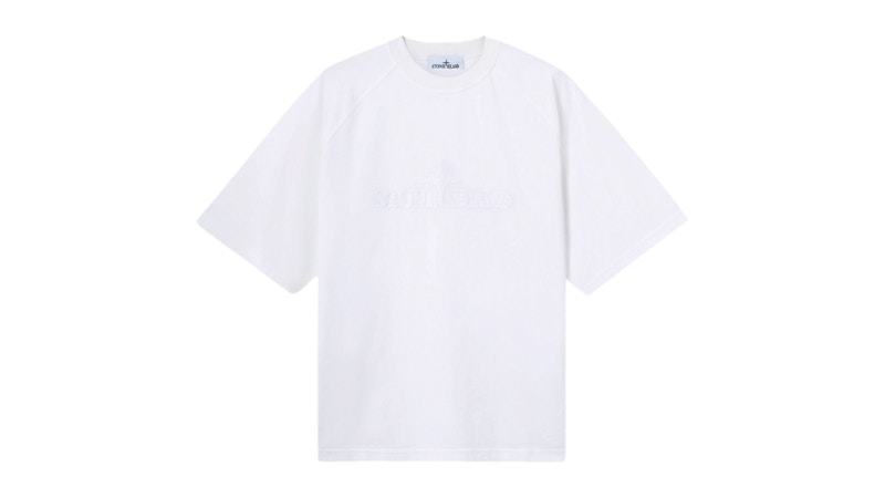 Stone Island Combed Organic Cotton Jersey 2100005 T-shirt White