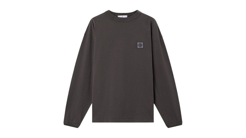 Stone Island Combed Organic Cotton Jersey 2100024 T-shirt Lead Grey