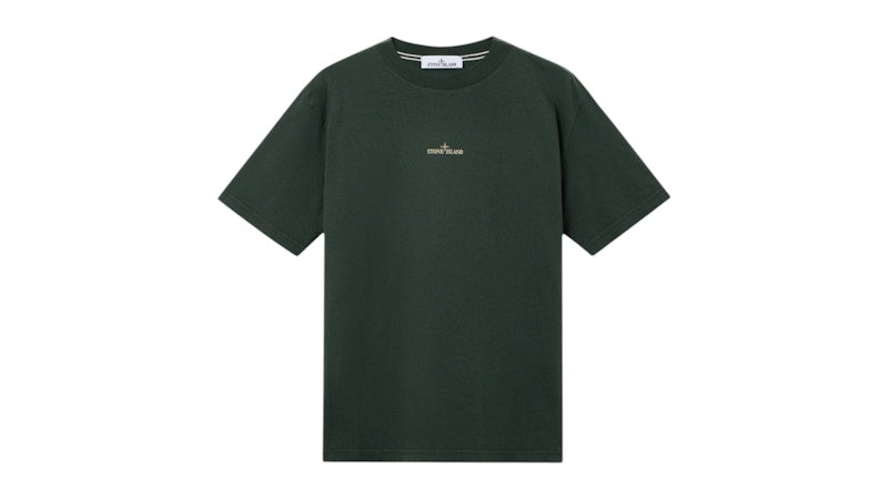 Stone Island Combed Organic Cotton Jersey 2100037 T-shirt Juniper