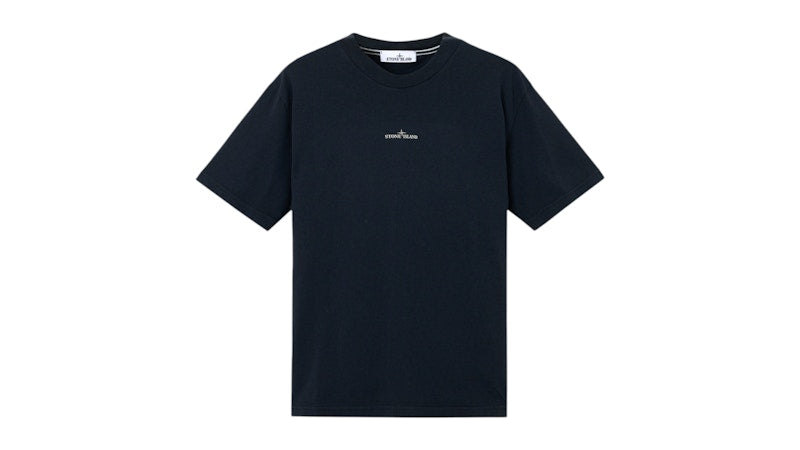 Stone Island Combed Organic Cotton Jersey 2100037 T-shirt Navy Blue