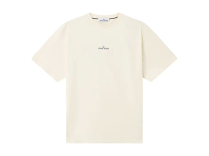 Stone Island Combed Organic Cotton Jersey 21002RC T-shirt Ivory