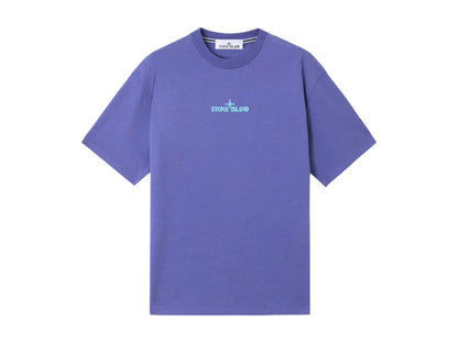 Stone Island Combed Organic Cotton Jersey T-shirt Lavender