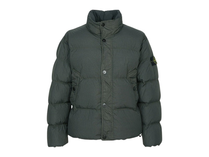 Stone Island Down Puffer Jacket Charcoal