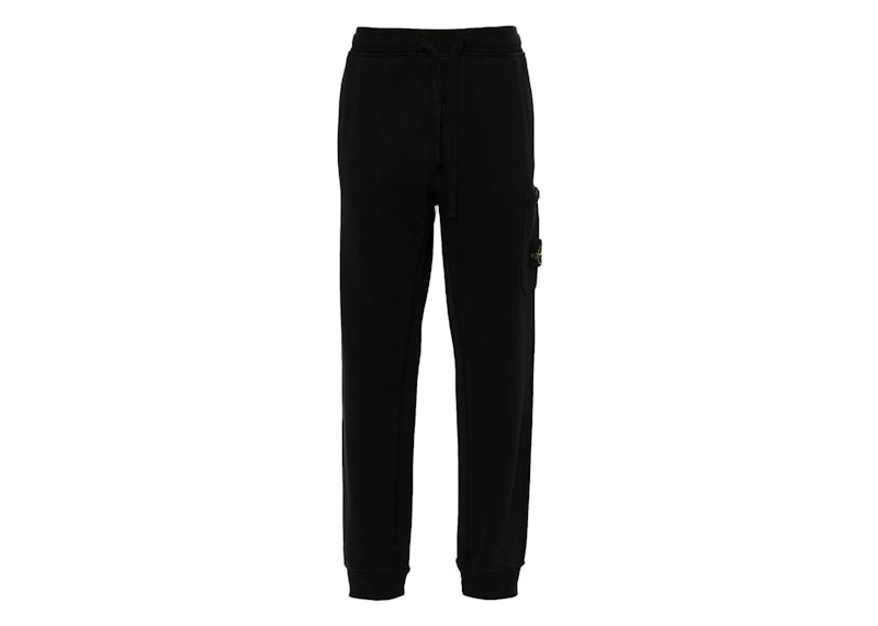 Stone Island Felpa Fleece Joggers Black