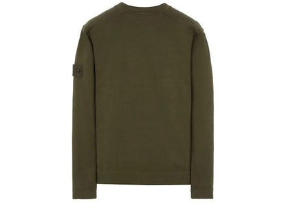 Stone Island 611F3 Felpa Ghost Crewneck Military Green