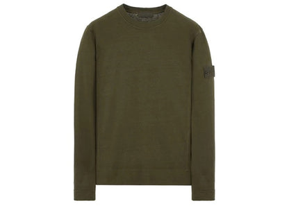 Stone Island 611F3 Felpa Ghost Crewneck Military Green