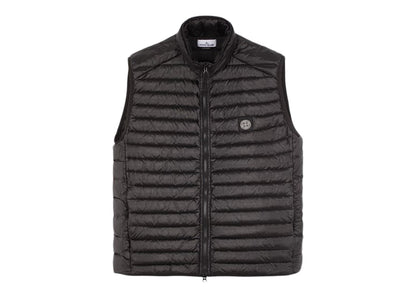 Stone Island G0224 Loom Woven Chambers R-Nylon Down-TC Gilet Black