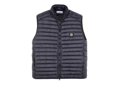 Stone Island G0224 Loom Woven Chambers R-Nylon Down-TC Gilet Blue