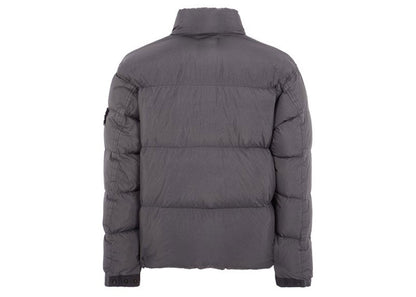 Stone Island Garment Dyed 40623 Crinkle Reps Recycled Nylon Jacket Lead
