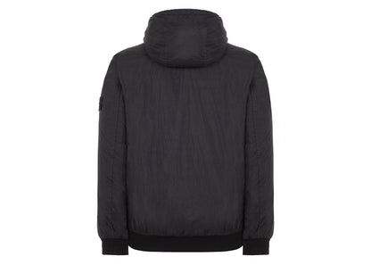 Stone Island Garment Dyed 40823 Crinkle Reps Recycled Nylon Primaloft-TC Jacket Black