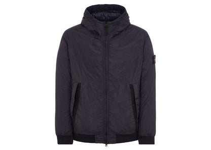 Stone Island Garment Dyed 40823 Crinkle Reps Recycled Nylon Primaloft-TC Jacket Blue