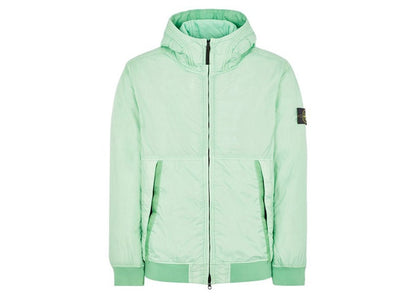 Stone Island Garment Dyed 40823 Crinkle Reps Recycled Nylon Primaloft-TC Jacket Light Green