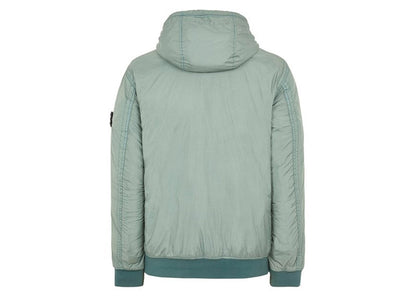 Stone Island Garment Dyed 40823 Crinkle Reps Recycled Nylon Primaloft-TC Jacket Sage Green