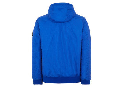 Stone Island Garment Dyed 40823 Crinkle Reps Recycled Nylon Primaloft-TC Jacket Ultramarine Blue