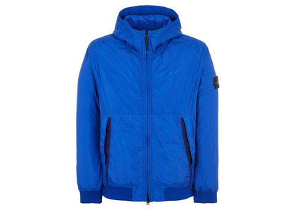 Stone Island Garment Dyed 40823 Crinkle Reps Recycled Nylon Primaloft-TC Jacket Ultramarine Blue