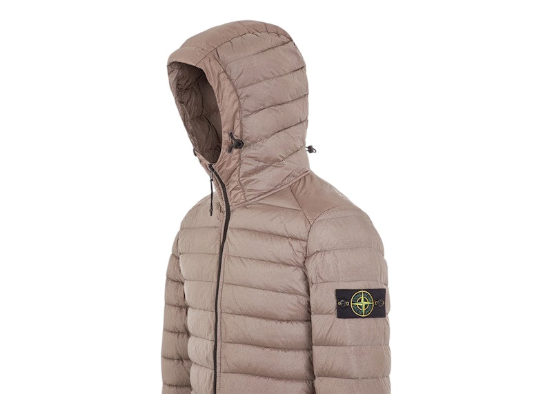 Stone Island Giubbotto Vera Piuma Dove Grey