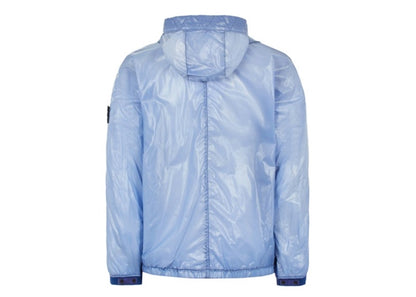 Stone Island Heat Reactive Lamy Cotton Linen Tela Jacket Blue
