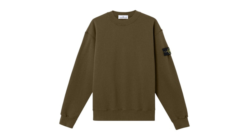 Stone Island Heavy Fleece 53% Organic Cotton 6100021 Sweatshirt Military Green