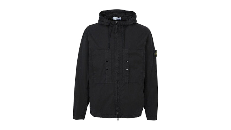 Stone Island Supima Cotton Twill Stretch-TC Jacket Black