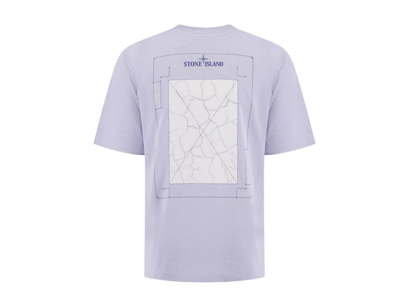 Stone Island Jersey 21002RC T-shirt Lila