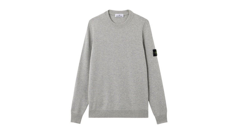 Stone Island Lambswool 5100072 Sweater Dust Grey Melange