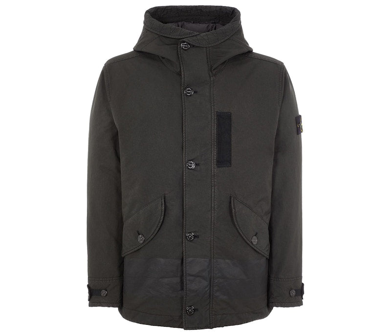 Stone Island Laser Printed David TC Down Jacket Steel Grey