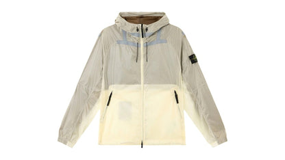 Stone Island Light Hooded Jacket Reflective Ivory