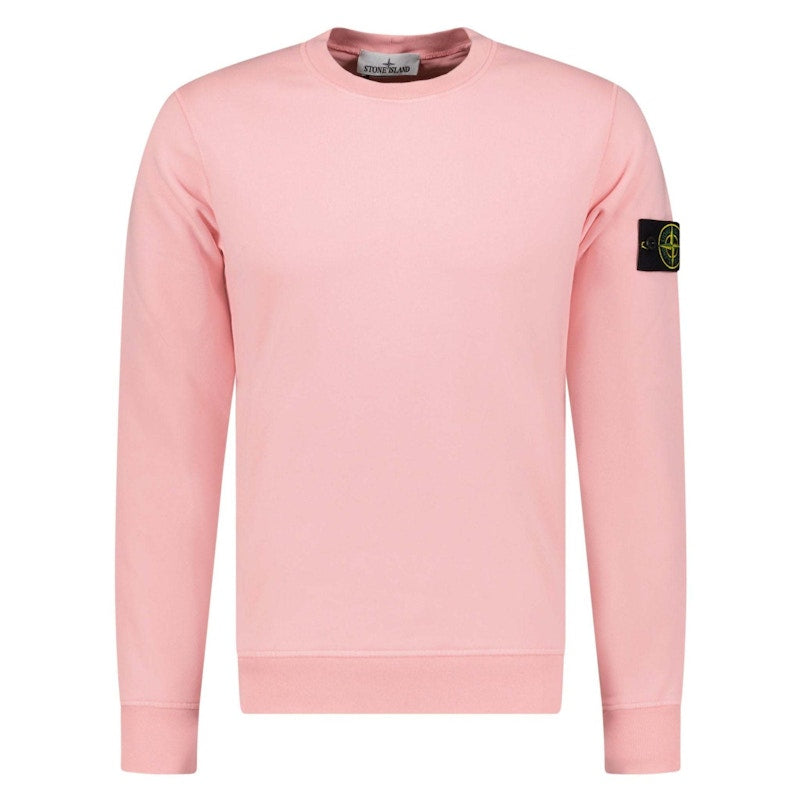 Stone Island Logo Sweatshirt Pink