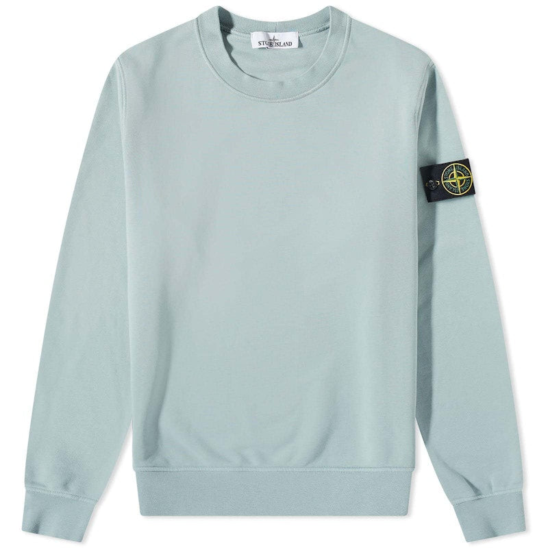 Stone Island Logo Sweatshirt Sky Blue